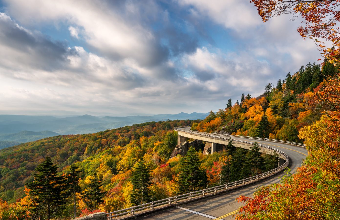 Blue Ridge Parkway in Great Smoky Mountains National Park